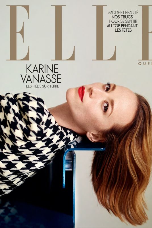 KARINE VANASSE in Elle Magazine, Quebec France December 2019