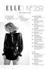 KARINE VANASSE in Elle Magazine, Quebec France December 2019