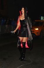 KARLIE KLOSS Arrives at Heidi Klum’s 20th Annual Halloween Party in New York 10/31/2019