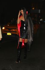 KARLIE KLOSS Arrives at Heidi Klum’s 20th Annual Halloween Party in New York 10/31/2019