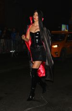 KARLIE KLOSS Arrives at Heidi Klum’s 20th Annual Halloween Party in New York 10/31/2019