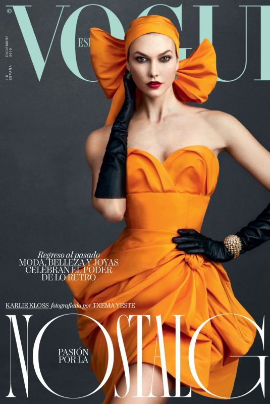 KARLIE KLOSS in Vogue Magazine, Spain December 2019