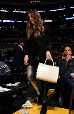 KATE BECKINSALE at LA Lakers vs Miami Heat Game in Los Angeles 11/08/2019