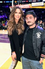 KATE BECKINSALE at LA Lakers vs Miami Heat Game in Los Angeles 11/08/2019