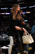 KATE BECKINSALE at LA Lakers vs Miami Heat Game in Los Angeles 11/08/2019