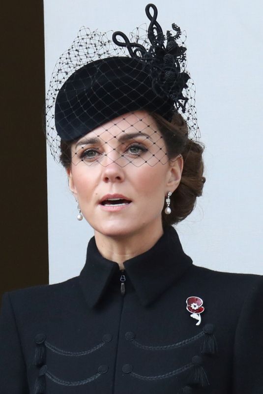 KATE MIDDLETON at Annual Remembrance Sunday Memorial in London 11/10/2019