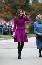 KATE MIDDLETON at Nook Children Hospice Opening in Framingham Earl 11/15/2019