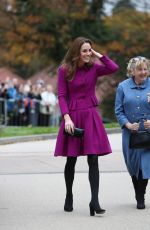 KATE MIDDLETON at Nook Children Hospice Opening in Framingham Earl 11/15/2019