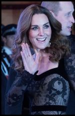 KATE MIDDLETON at Royal Variety Performance at London Palladium 11/18/2019