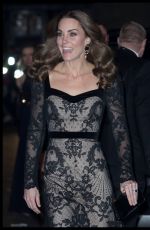 KATE MIDDLETON at Royal Variety Performance at London Palladium 11/18/2019