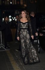 KATE MIDDLETON at Royal Variety Performance at London Palladium 11/18/2019