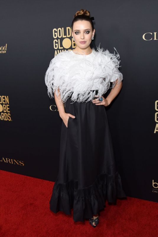 KATHERINE LANGFORD at HFPA & THR Golden Globe Ambassador Party in West Hollywood 11/14/2019