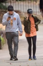 KATHERINE SCHWARZENEGER and Chris Pratt at a Bike Ride in Atlanta 11/22/2019