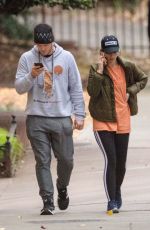 KATHERINE SCHWARZENEGER and Chris Pratt at a Bike Ride in Atlanta 11/22/2019
