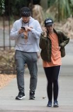 KATHERINE SCHWARZENEGER and Chris Pratt at a Bike Ride in Atlanta 11/22/2019