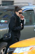 KATIE HOLMES Leaves Her Apartment in New York 11/26/2019