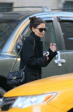 KATIE HOLMES Leaves Her Apartment in New York 11/26/2019