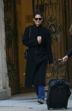 KATIE HOLMES Leaves Her Apartment in New York 11/26/2019