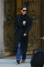 KATIE HOLMES Leaves Her Apartment in New York 11/26/2019