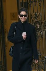 KATIE HOLMES Leaves Her Apartment in New York 11/26/2019