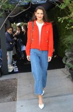 KATIE HOLMES Leaves Tribeca Chanel Women