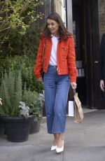 KATIE HOLMES Leaves Tribeca Chanel Women