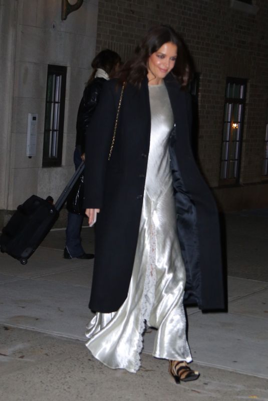 KATIE HOLMES Night Out in New York 11/06/2019
