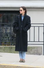 KATIE HOLMES Out and About in New York 11/10/2019