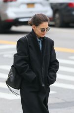 KATIE HOLMES Out and About in New York 11/10/2019