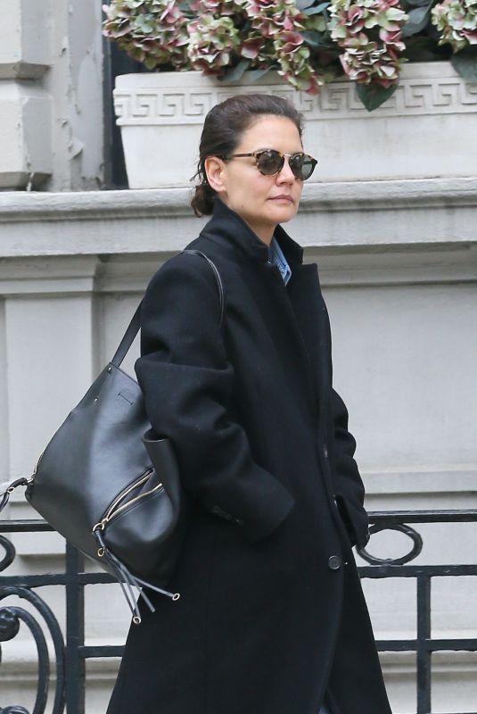 KATIE HOLMES Out and About in New York 11/10/2019