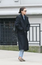 KATIE HOLMES Out and About in New York 11/10/2019