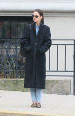 KATIE HOLMES Out and About in New York 11/10/2019