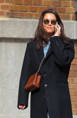 KATIE HOLMES Out and About in New York 11/11/2019