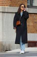 KATIE HOLMES Out and About in New York 11/11/2019