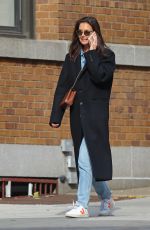KATIE HOLMES Out and About in New York 11/11/2019