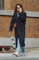 KATIE HOLMES Out and About in New York 11/11/2019