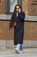 KATIE HOLMES Out and About in New York 11/11/2019
