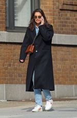 KATIE HOLMES Out and About in New York 11/11/2019