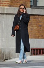 KATIE HOLMES Out and About in New York 11/11/2019