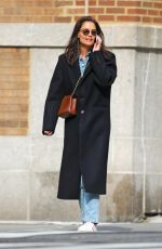 KATIE HOLMES Out and About in New York 11/11/2019