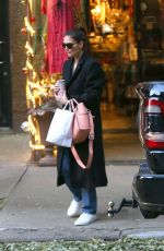 KATIE HOLMES Out Shopping in New York 11/25/2019
