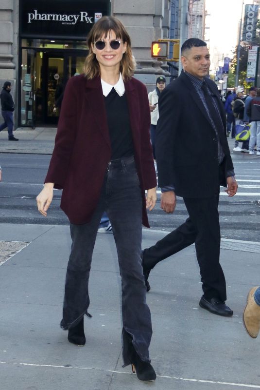 KATJA HERBERS Arrives at Build Studios in New York 11/01/2019