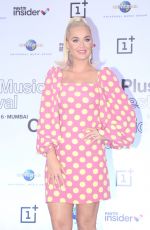 KATY PERRY and JACQUELINE FERNANDEZ at Oneplus Music Festival Press Conference in Mumbai 11/12/2019