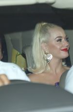 KATY PERRY Arrives at a Welcome Party in Mumbai 11/15/2019