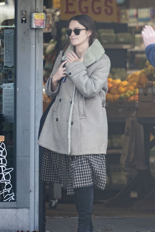 KEIRA KNIGHTLEY Out Shopping in London 10/31/2019