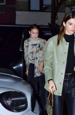 KENDALL JENNER and GIGI HADID Out and About in New York 11/19/2019