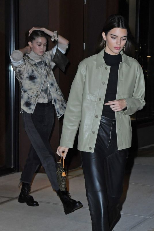 KENDALL JENNER and GIGI HADID Out and About in New York 11/19/2019
