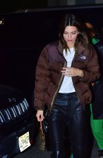 KENDALL JENNER Arrives at Cipriani in New York 11/16/2019