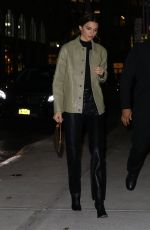 KENDALL JENNER Arrives at Gigi Hadid