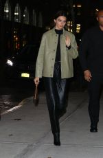 KENDALL JENNER Arrives at Gigi Hadid